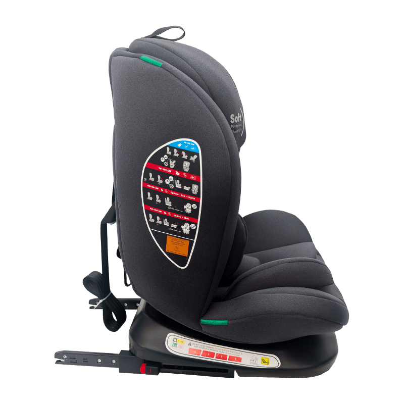 OG801A ECE R129 ISIZE dječje auto sjedalo 40-150 cm ISOFIX ISOFIX SIGURNOSTI SIGURNOSTI 360 stupnjeva rotirajte veliki naslov za djecu
