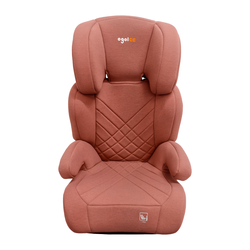 OG301 s autosjedalicom ISOFIX, autosjedalica grupe 2 3, Booster sklopivo, ružičasto s utiskivanjem