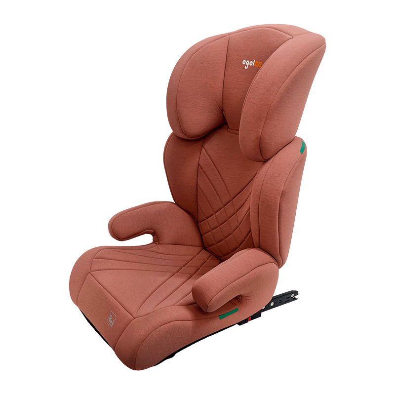 OG301 s autosjedalicom ISOFIX, autosjedalica grupe 2 3, Booster sklopivo, ružičasto s utiskivanjem