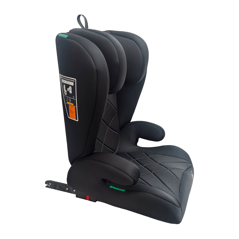 OG303B s autosjedalicom ISOFIX, autosjedalica grupe 2 3, Booster sklopivo, crno s utiskivanjem